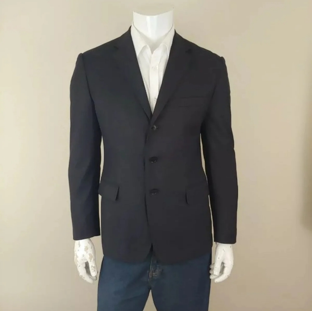 Dior Homme 3 Button Charcoal Gray Jacket